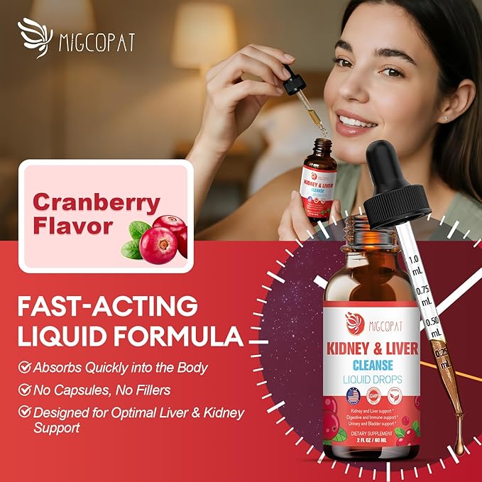 Gotas Detox e Reparadoras para Fígado e Rins