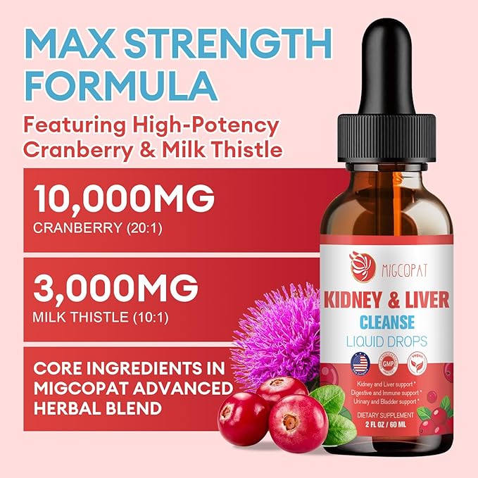 Gotas Detox e Reparadoras para Fígado e Rins