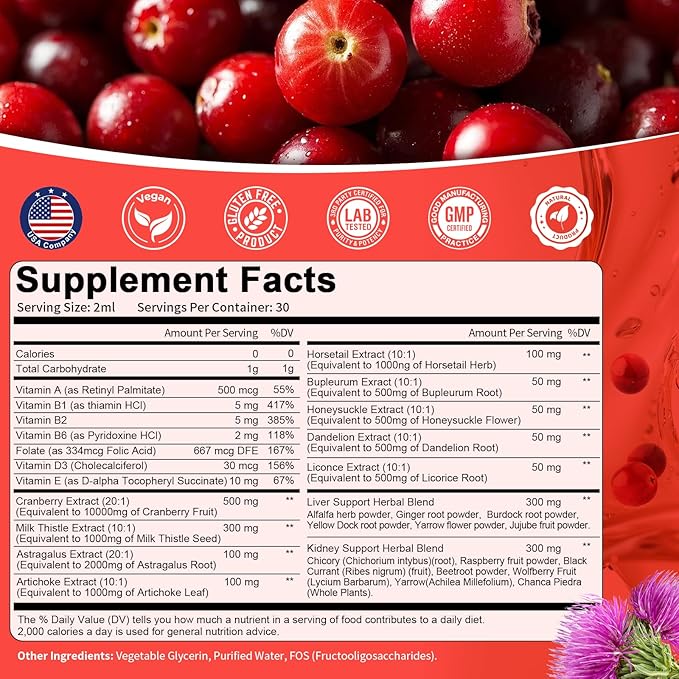 Gotas Detox e Reparadoras para Fígado e Rins