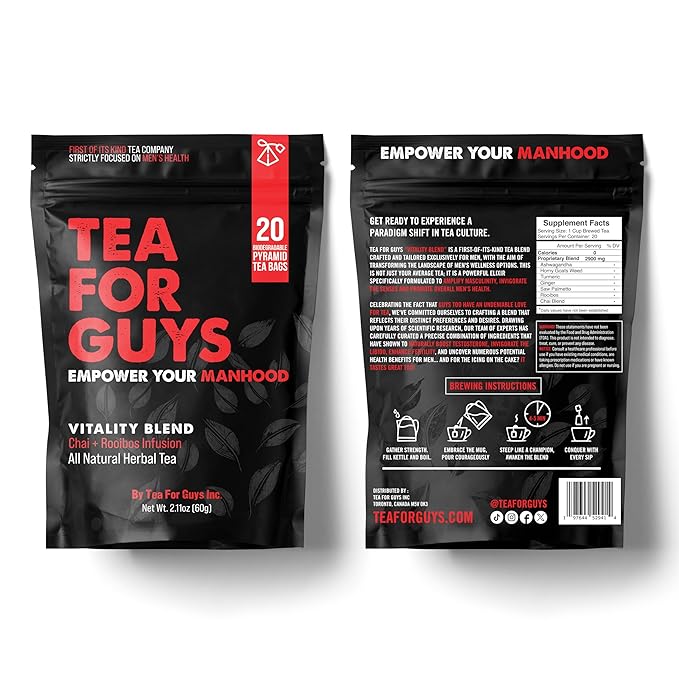 Man Hood Tea For Guys: Vitality Blend