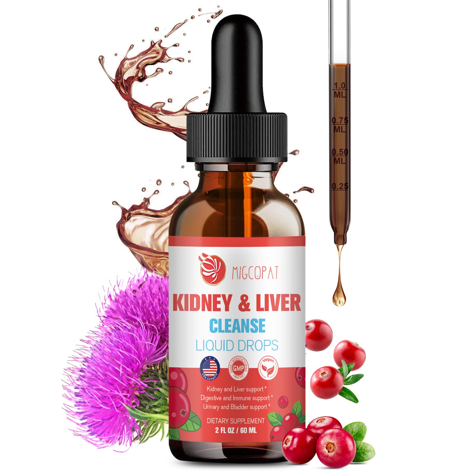 Gotas Detox e Reparadoras para Fígado e Rins